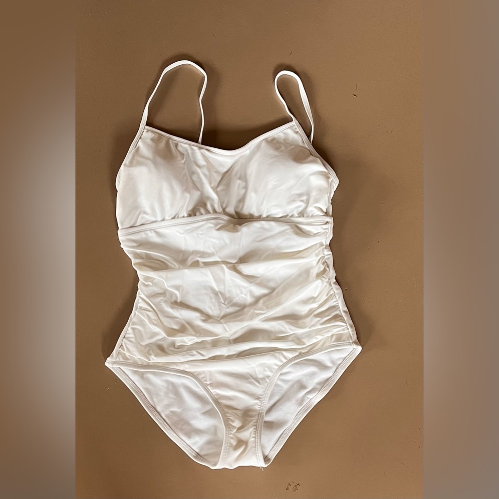 White one piece swimsuit